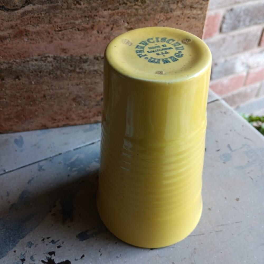 Vintage Rare CORONADO YELLOW by FRANCISCAN WARE 12oz TUMBLER DISCONTINUED - Picture 3 of 4